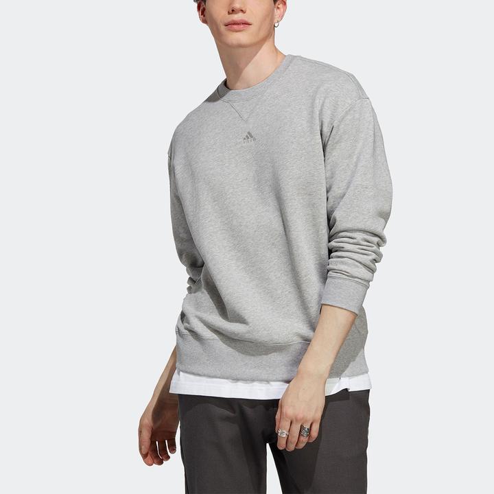 Adidas/阿迪达斯正品春季新款男子运动休闲秋冬圆领卫衣IC9806