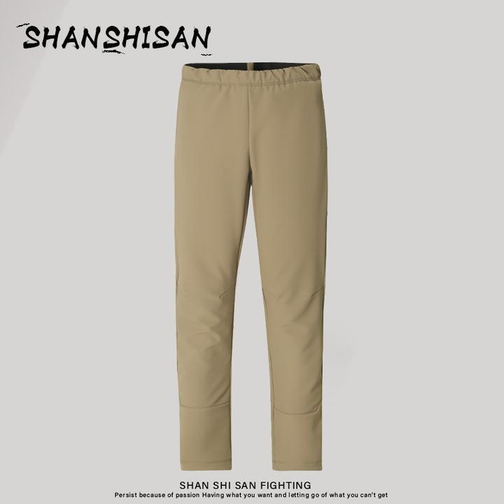 不二选择】秋冬软壳裤防风休闲裤商务运动百搭休闲徒步弹力长裤069
