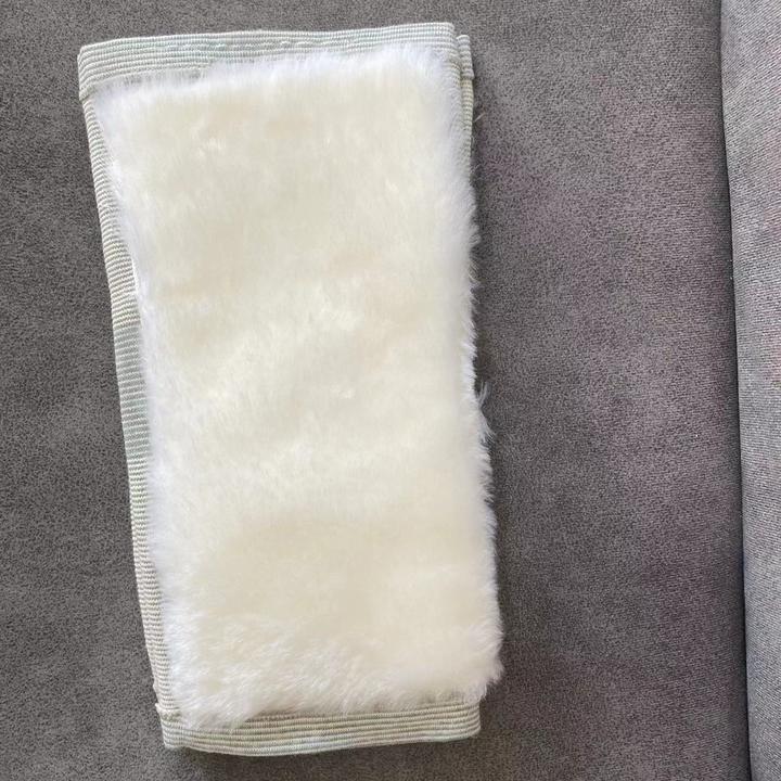 保暖羊皮毛护膝加大皮毛内胆