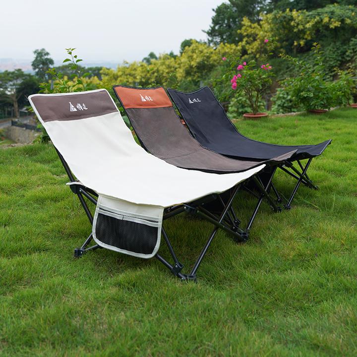 便携小巧办公室折叠午休躺椅 户外露营椅靠背休闲沙滩椅 坐躺两用