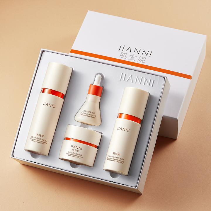 肌安妮光果甘草润肌精粹四件套匀亮补水修护稳肤依克多因护肤套盒