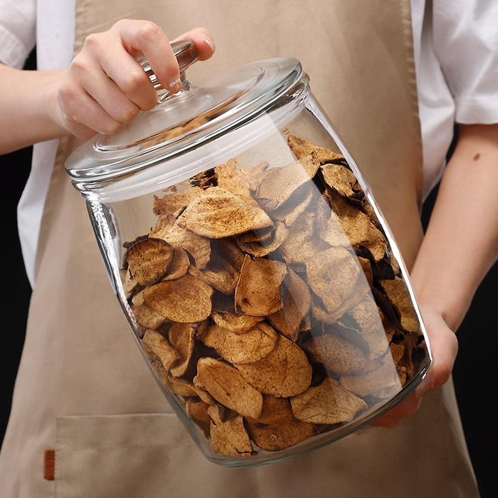 陈皮储存罐专用罐茶叶密封罐防潮大容量茶叶罐子食品级广口玻璃瓶