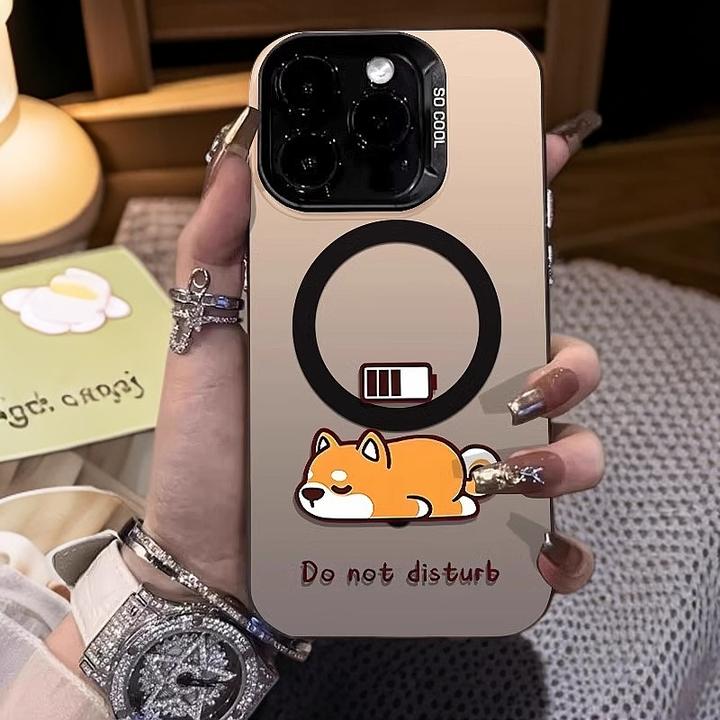 【充电柯基】彩银磁吸适用苹果16promax手机壳iphone13/4全包15防摔