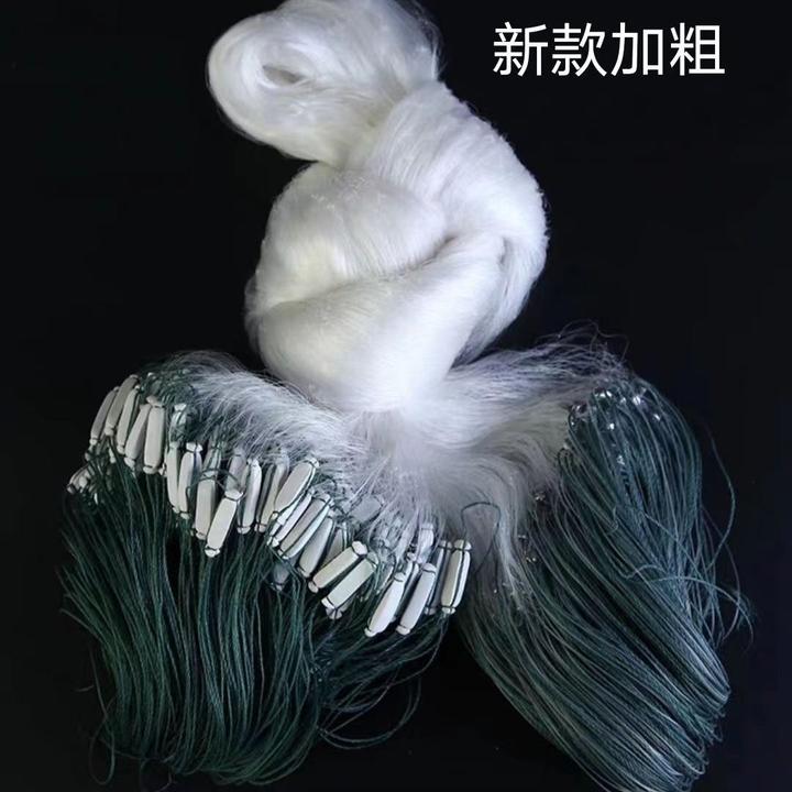 三层浮网1.5米高至6米高花鲢水库批发大鱼网淌渔网鱼网三层丝网