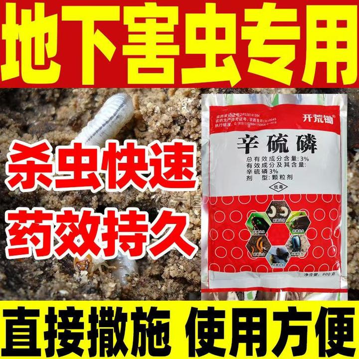 3%辛硫磷防虫颗粒剂杀虫剂地下害虫专用药蛴螬直接撒土壤处理农药