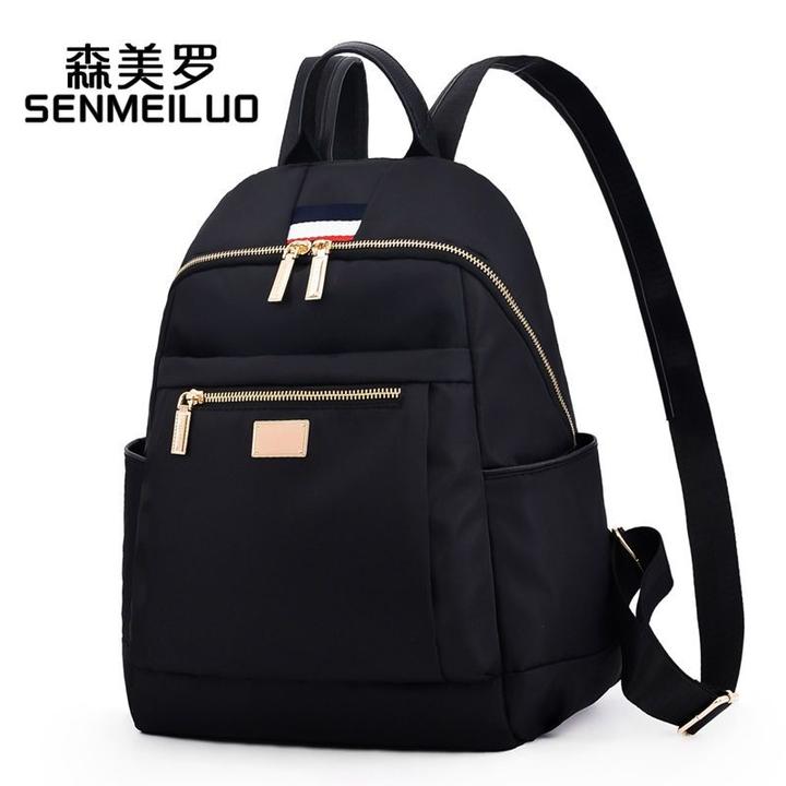 双肩包女士2025新款防水牛津布大容量外出旅游轻便旅行帆布小背包