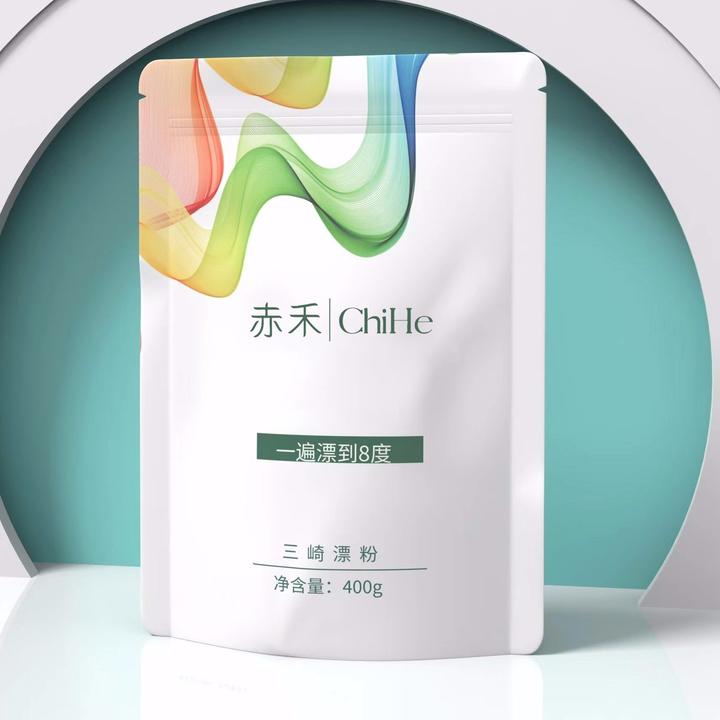 赤禾ChiHe绿漂 理发店专用低温无尘漂粉  一遍八度 不发热不发烫