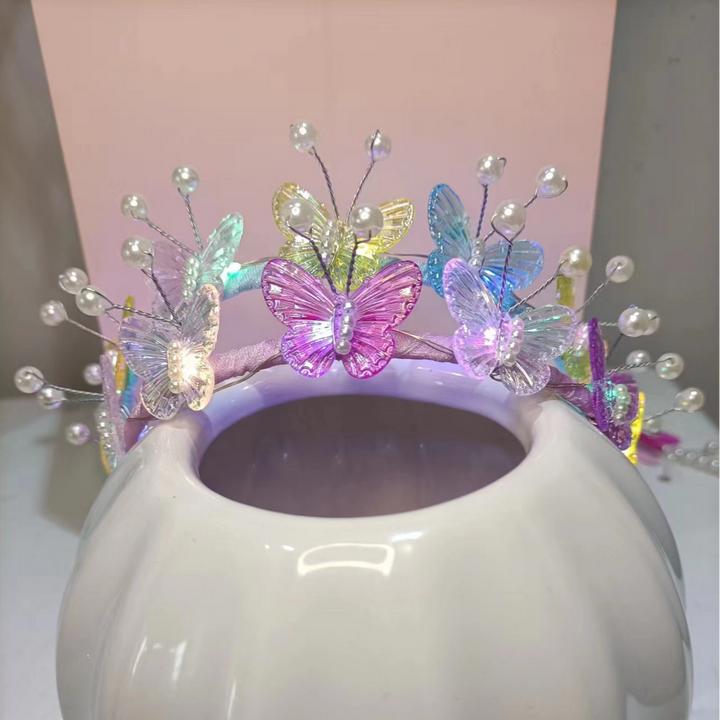有文精选 升级版炫彩蝴蝶仙子发箍 手工DIY 制作材料包