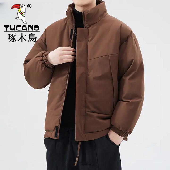 TUCANO/啄木鳥立领棉服棉衣男士休闲宽松加厚保暖冬季时尚外套男