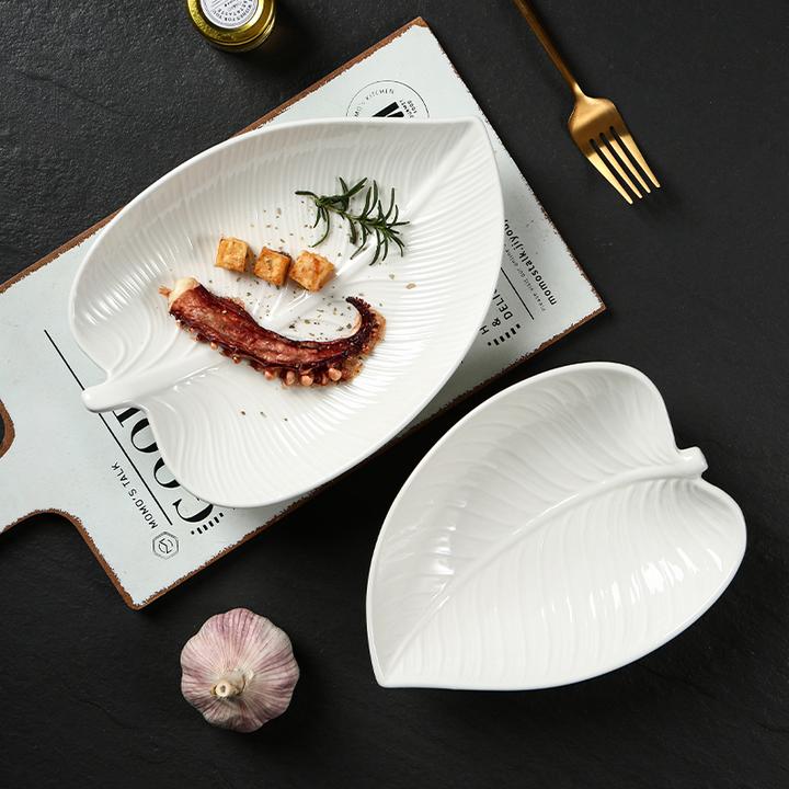 釉下彩北欧纹理网红陶瓷菜盘大品牌意面盘厨房高颜值高档大号送人