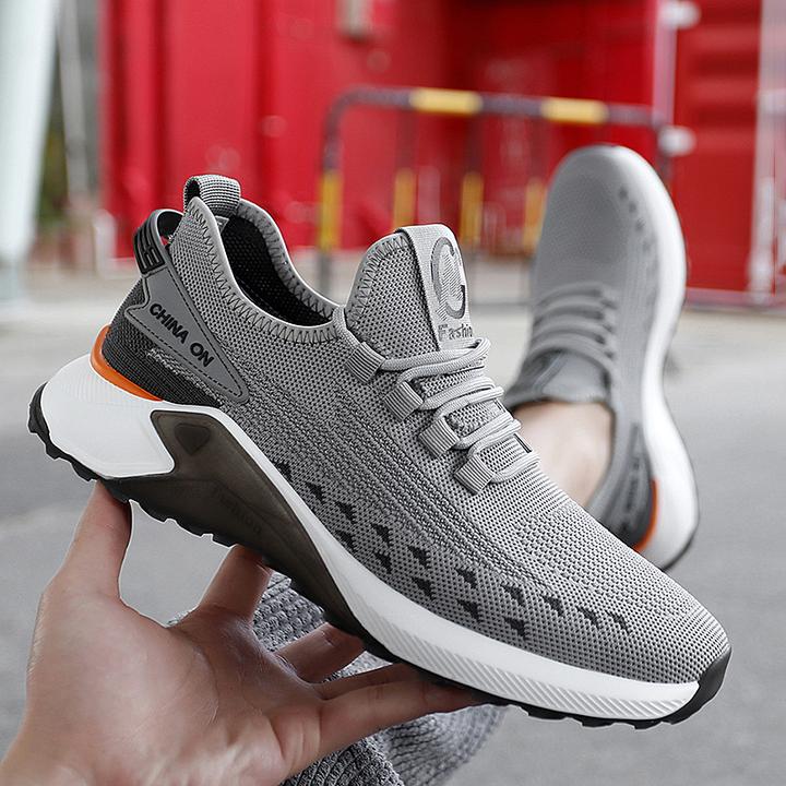 男鞋时尚新款休闲鞋男士韩版百搭小白鞋学生潮流透气网面板鞋潮鞋