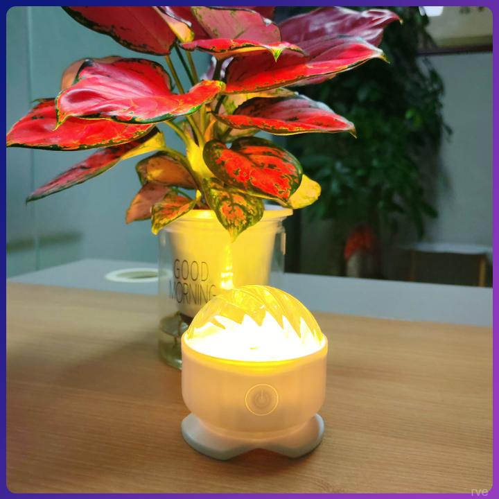 2025新款水纹灯小夜灯氛围灯旋转投影卧室房间酒店家用浪漫情侣