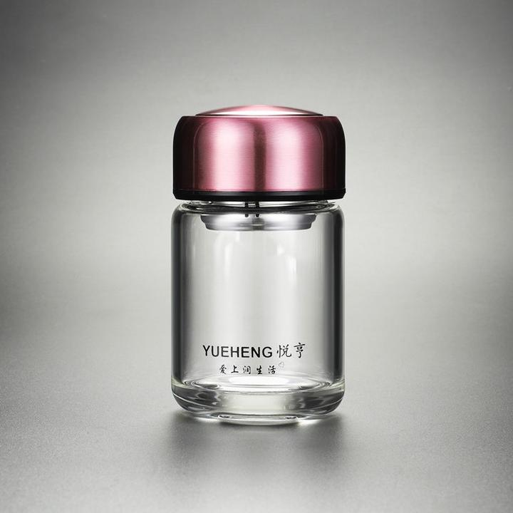 精品透明小巧便携单层加厚玻璃杯女士口袋杯燕窝咖啡杯男士随手杯