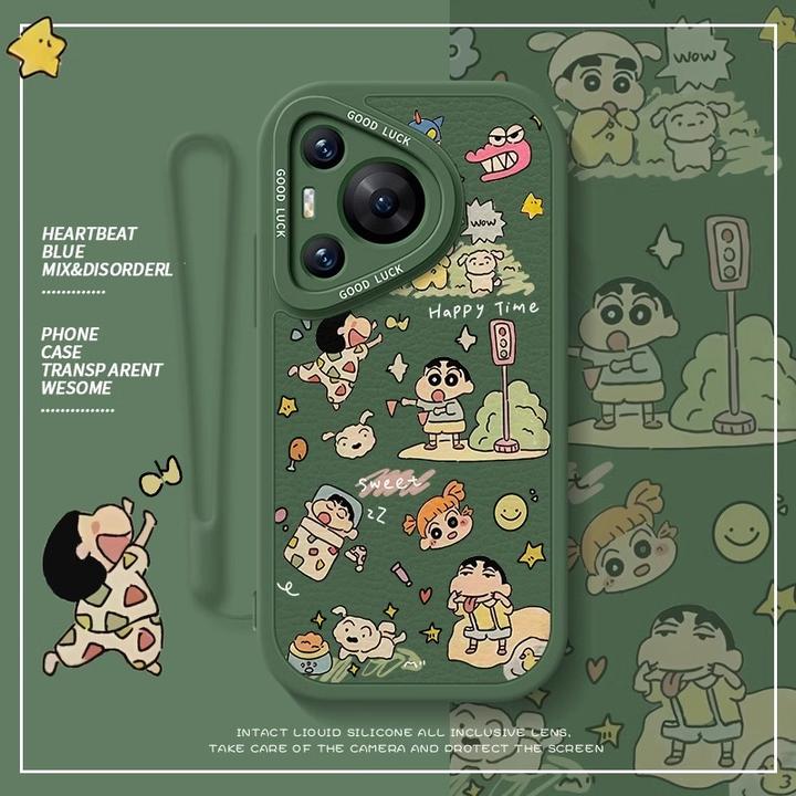 蜡笔小新适用华为Pura70手机壳70pro卡通女70pro+保护套ultra防摔