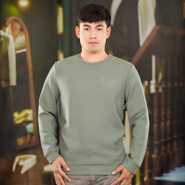 CD6077男士长袖休闲T恤2024年冬季新款长袖圆领长袖针织中老年