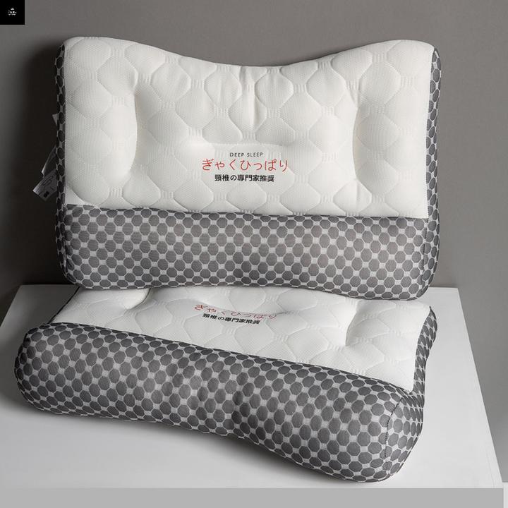 新款牵引枕A类日式反牵引护颈枕枕头枕芯助睡眠枕芯单只家用宿舍