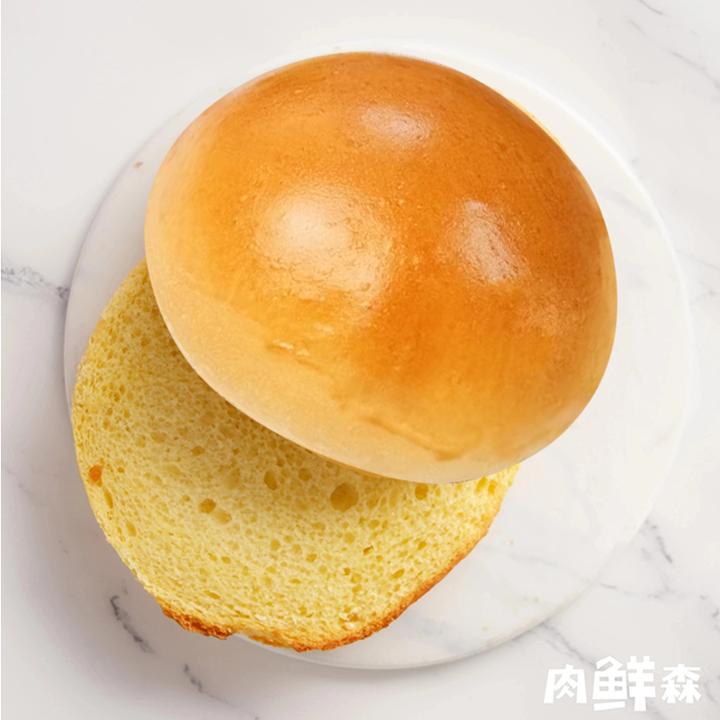 汉堡面包胚冷冻保存黄油面包（4个/包）*3包