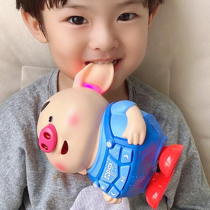 猪小屁儿童播放器婴儿益智音乐启蒙玩具宝宝故事机早教学习机发声