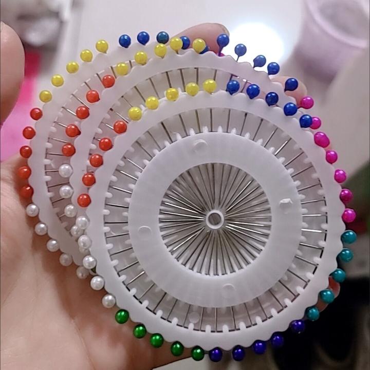 彩色大头针珠针定位固定服装立裁针珠光针大号定型针材料辅助工具