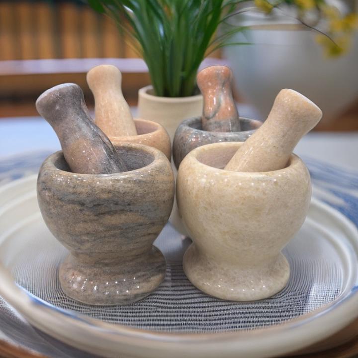 石臼捣蒜器蒜臼子压蒜器捣碎器擂钵老式剥蒜研磨器捣药罐家用蒜缸