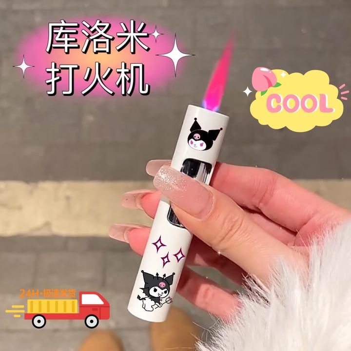 网红迷你爱心打火机创意个性粉红粉色火焰小熊卡通酒吧闺蜜ins