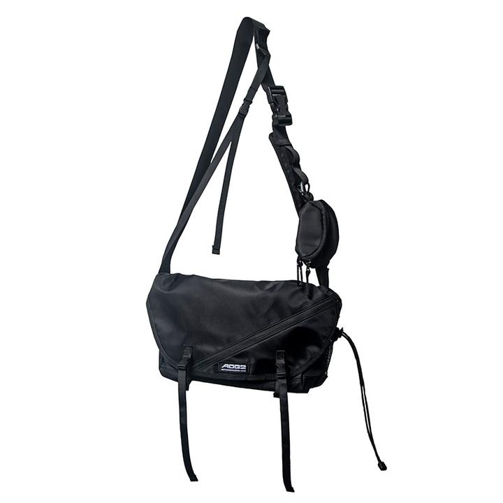 AOGZ国潮牌斜挎包男女学生摩托车斜跨单肩包运动背包情侣骑行包