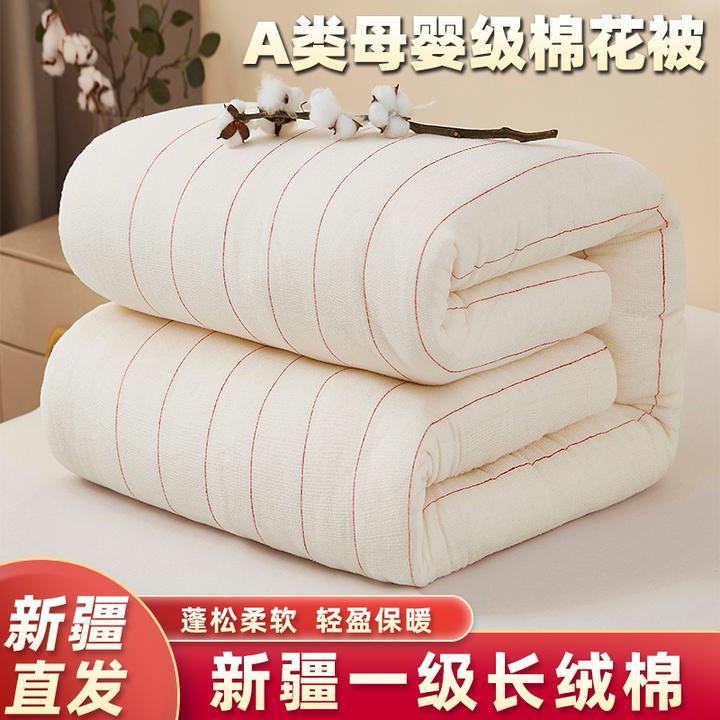 水星轻奢新疆一级长绒棉棉被被芯棉花被子冬被保暖秋冬被棉絮棉胎