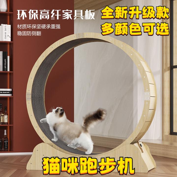 猫咪跑步机静音猫跑轮运动滚轮耐用宠物大型玩具转轮猫猫跑步机