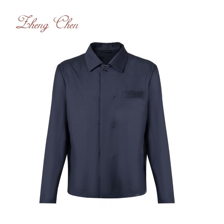 Zhengchen/正辰黑标精纺13.5milmil国王羊毛Weston夹克Y-K95905