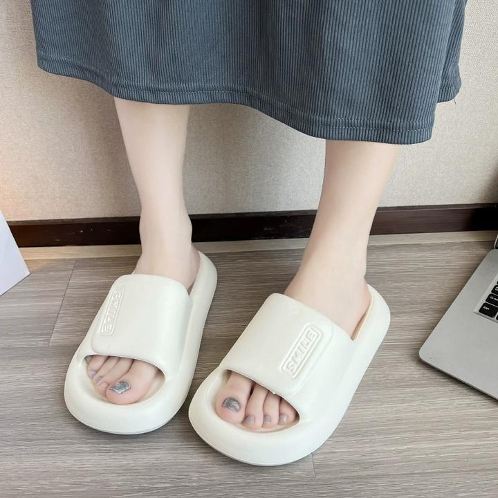 拖鞋女夏爆款踩屎感厚底居家外穿浴室洗澡防滑情侣凉拖鞋沙滩鞋