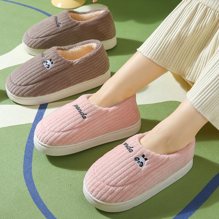 【源头工厂】包跟棉鞋防滑保暖地板室内棉拖居家秋冬厚底冬天加绒拖