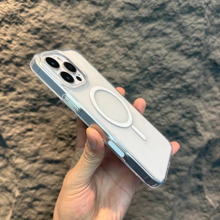 【带拍照键】2024新款适用苹果16手机壳16promax触控防摔透明磁吸