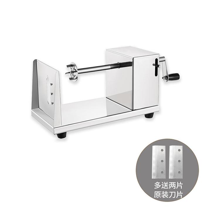 不锈钢薯塔机手动薯塔机马铃薯切片机薯条机土豆机旋风土豆机新款