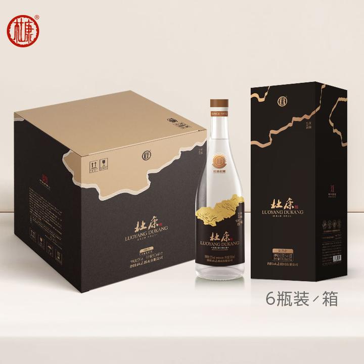 杜康铜雀台 52度兼香型白酒 国优品质 含30年调味酒52度500ml*6