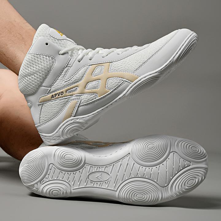 专业摔跤鞋男室内健身训练鞋轻便透气武术散打拳击鞋自由搏击鞋女