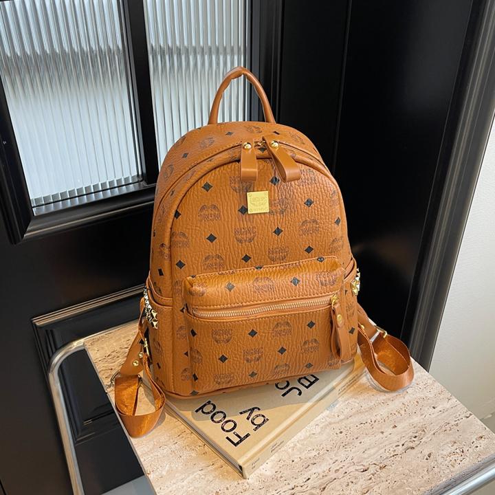 大容量双肩包男女时尚软皮大学书包2025新款韩版休闲百搭旅行背包