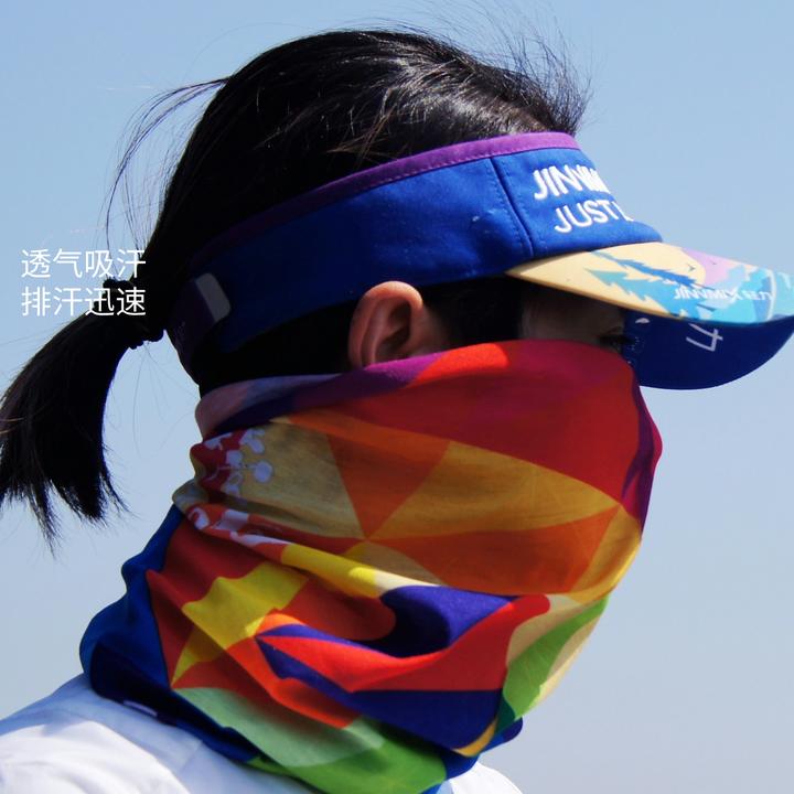 JINNMIX/轻力百变魔术头巾跑步骑行男女户外防晒吸汗透气薄围脖套
