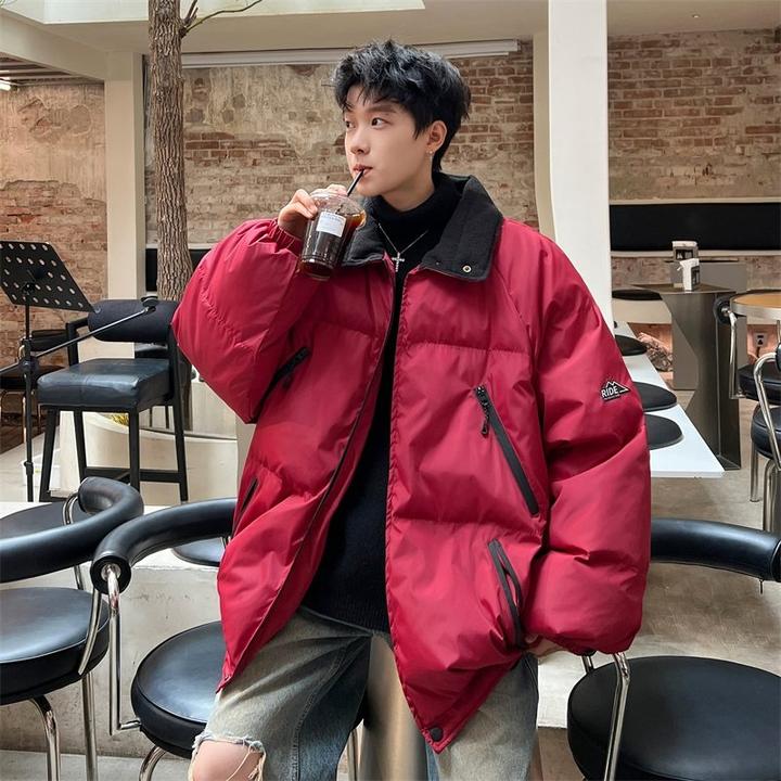 棉服男款冬季潮牌痞帅加厚棉衣外套美式复古设计感小众面包服棉袄