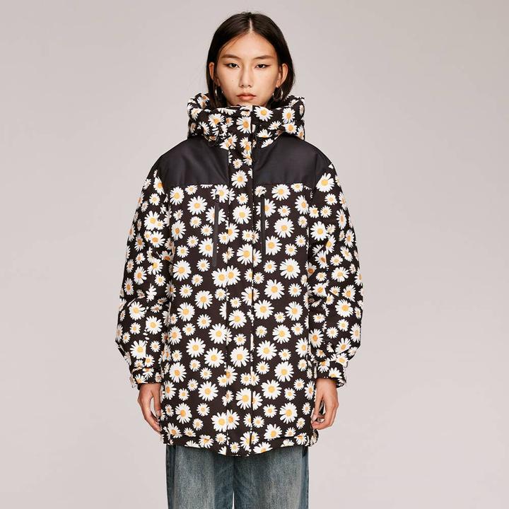 UOOYAA/乌丫「Flower Children」撞色小雏菊羽绒服UY23412Y100417