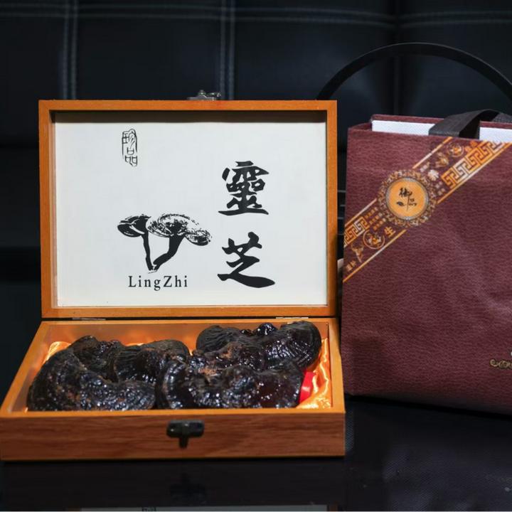 东北黑灵芝5朵/盒长白山特产滋补泡酒煮水自用送礼