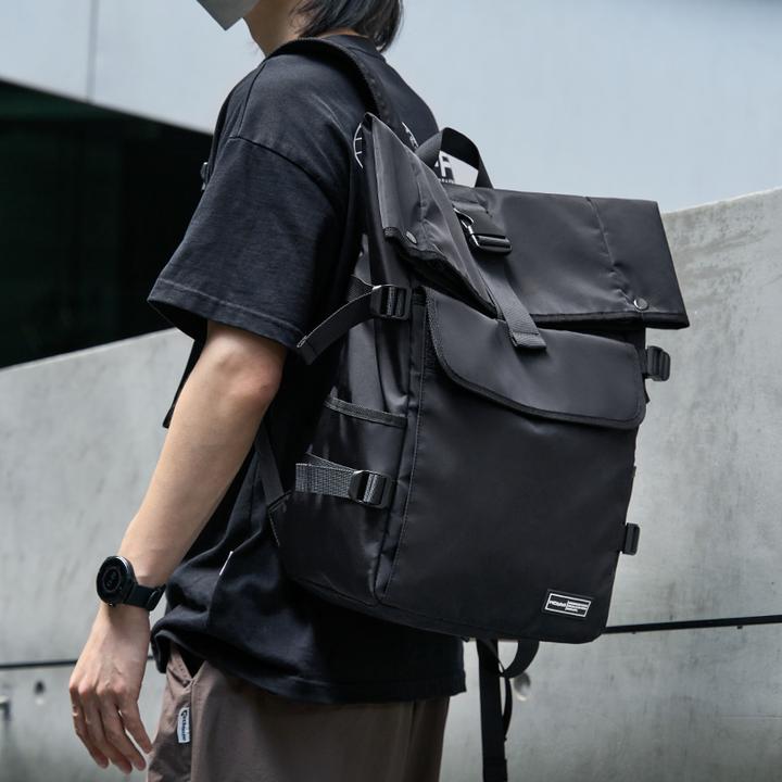 潮牌双肩包男士休闲旅行包大容量电脑背包高中大学生书包男款5730