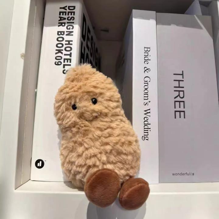 花生玩偶毛绒玩具公仔趣味迷你可爱生日礼物背包书包挂件情侣挂饰