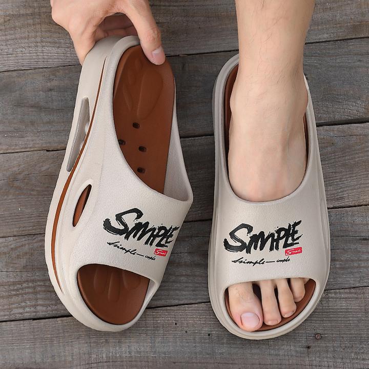 猫力 踩屎感拖鞋男士夏季潮流外穿厚底eva不臭脚2024新款凉拖男款