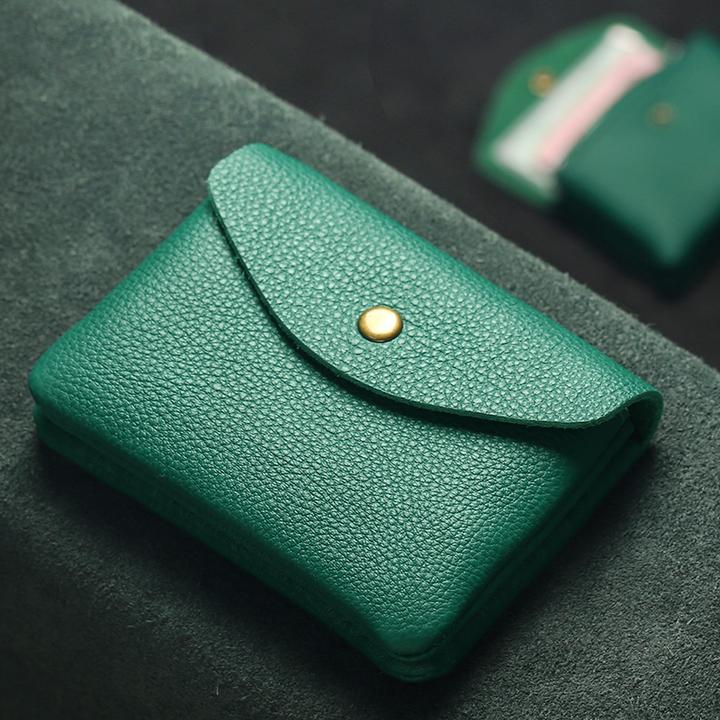 卡包女士男士真皮超薄小卡包大容量女式卡片证件夹手工卡夹零钱包