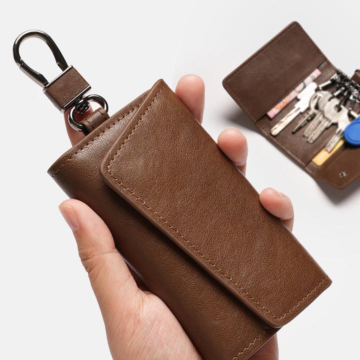 钥匙包男士新款小迷你网红卡包二合一收纳家用多功能锁匙包套