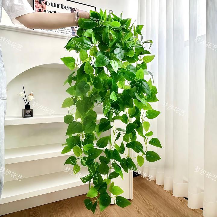 仿真高级感逼真绿萝假花装饰客厅高档仿真花仿真绿植燃气管道遮丑