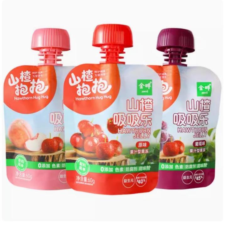 金晔山楂抱抱山楂吸吸乐果冻可以吸的果汁型果冻