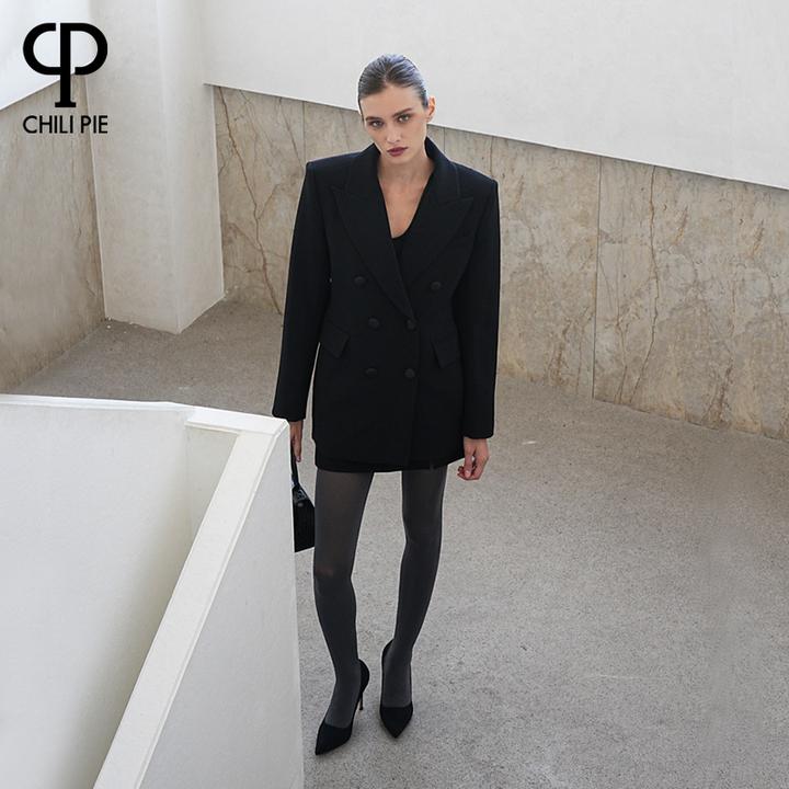 Chili Pie 贴贴打底裤袜 无感纯色显瘦连裤袜 打底神器 不勒