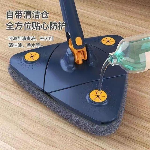 天花板拖把懒人清洁两用三角干湿屋顶家用神器360旋转免洗大扫除