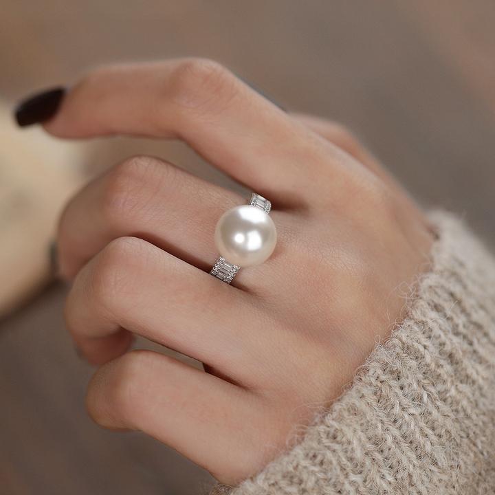 足银戒指 999足银时尚气质轻奢微镶戒指排戒2025新款爆款夏季百搭